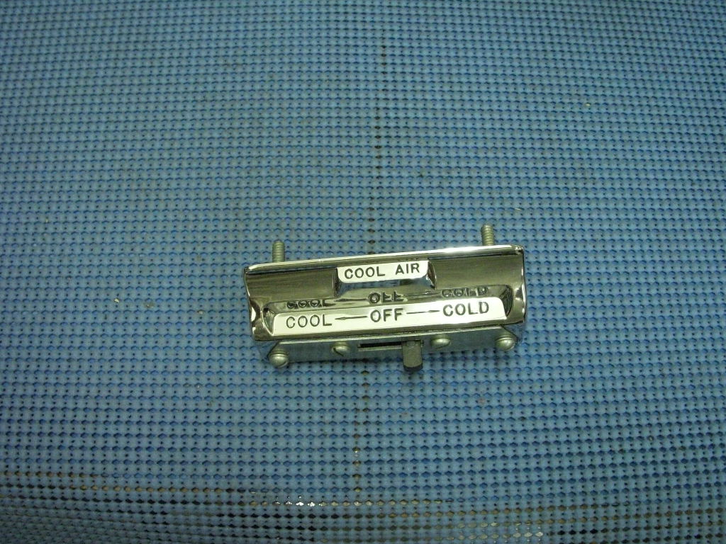 1953 Oldsmobile A/C Fan Control Switch and Escutcheon NOS # 1998789
