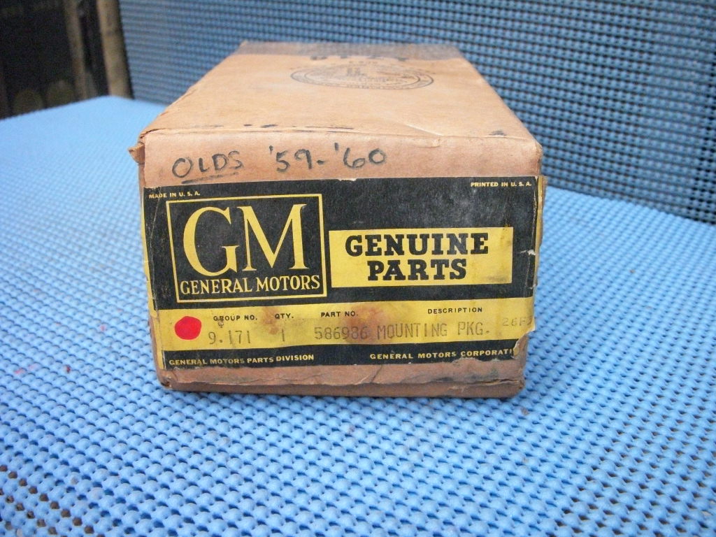 1959 - 1960 Oldsmobile A/C Mounting Package NOS # 586986
