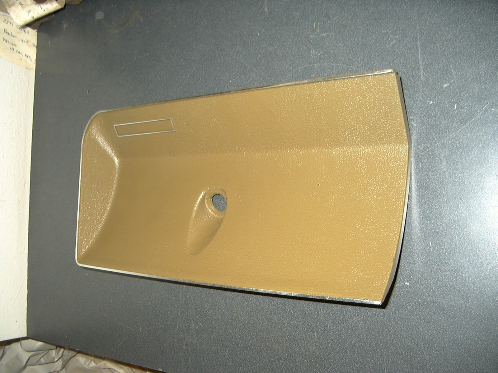 1969 Oldsmobile F85 Cutlass Glove Box Door NOS # 402582 Image 1