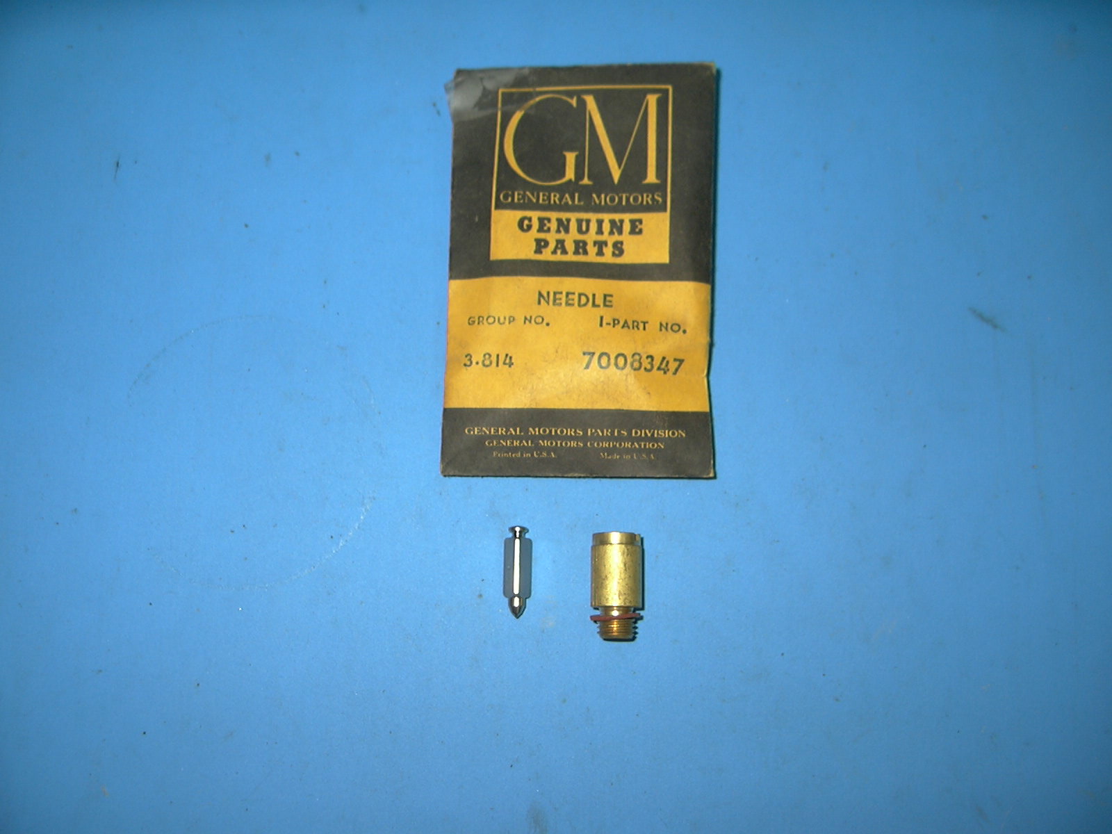 1954 - 1962 GM Carburetor Float Needle and Seat Assembly NOS # 7008347