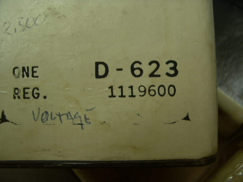 1958 - 1962 GM Voltage Regulator NOS # 1119600