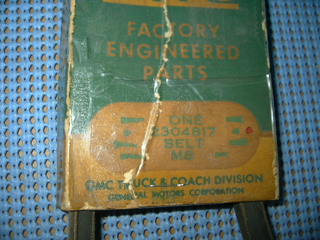 1954 - 1959 GMC Truck Fan Belt NOS # 2304817