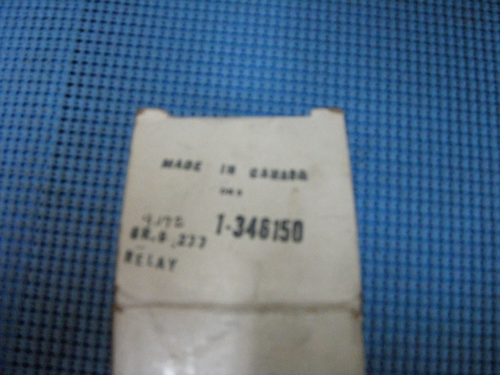 1975 GM AC Compressor Time Delay Relay NOS # 346150