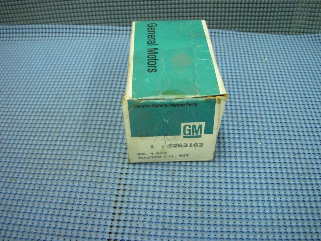 1971-1972 GM Brake Master Cylinder Rebuild Kit NOS # 6263162