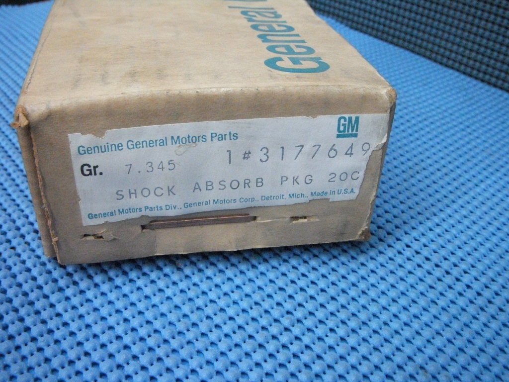 1967 GM Shock Absorber Package NOS # 3177649