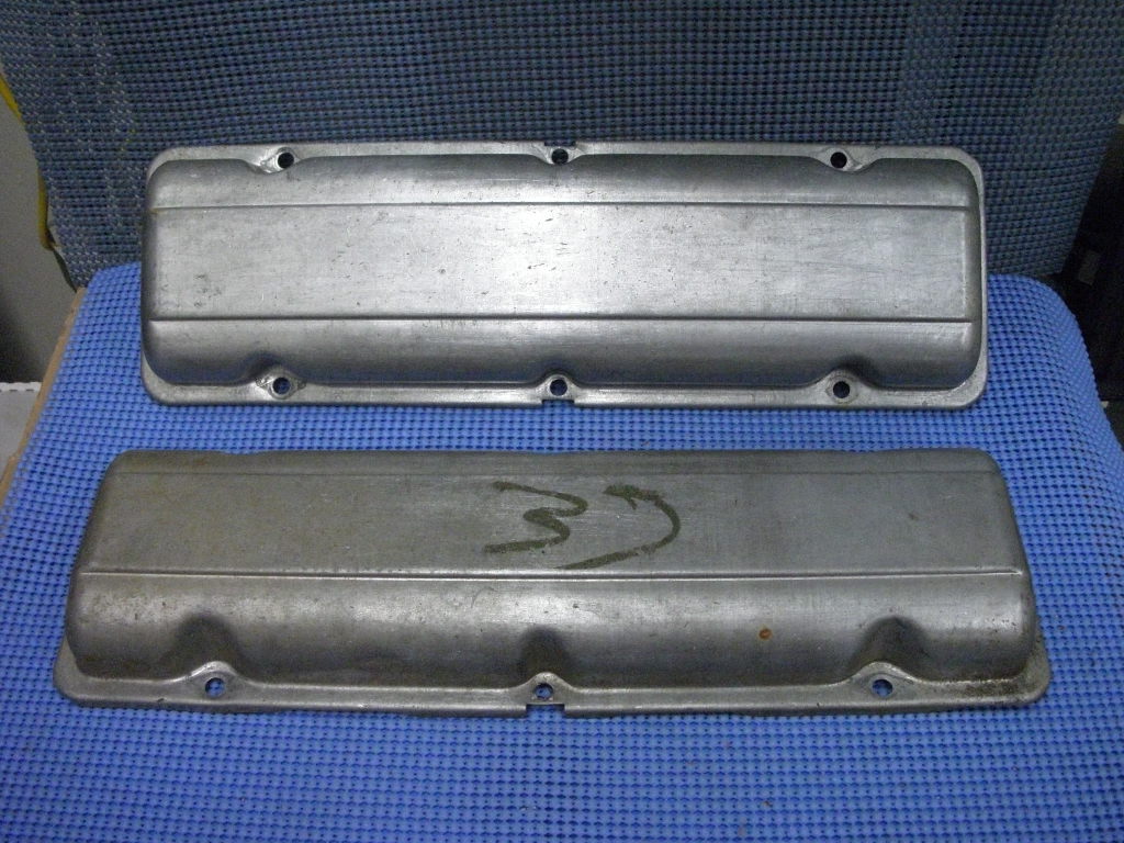 1960 Chevrolet Corvair Six Bolt Valve Covers Used # 6255642