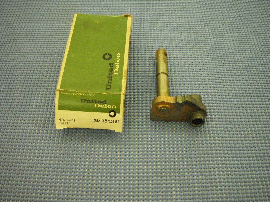 1955 - 1963 Chevrolet Transmission 1st and Reverse Shift Selector Internal Shaft and Plate NOS # 3845181
