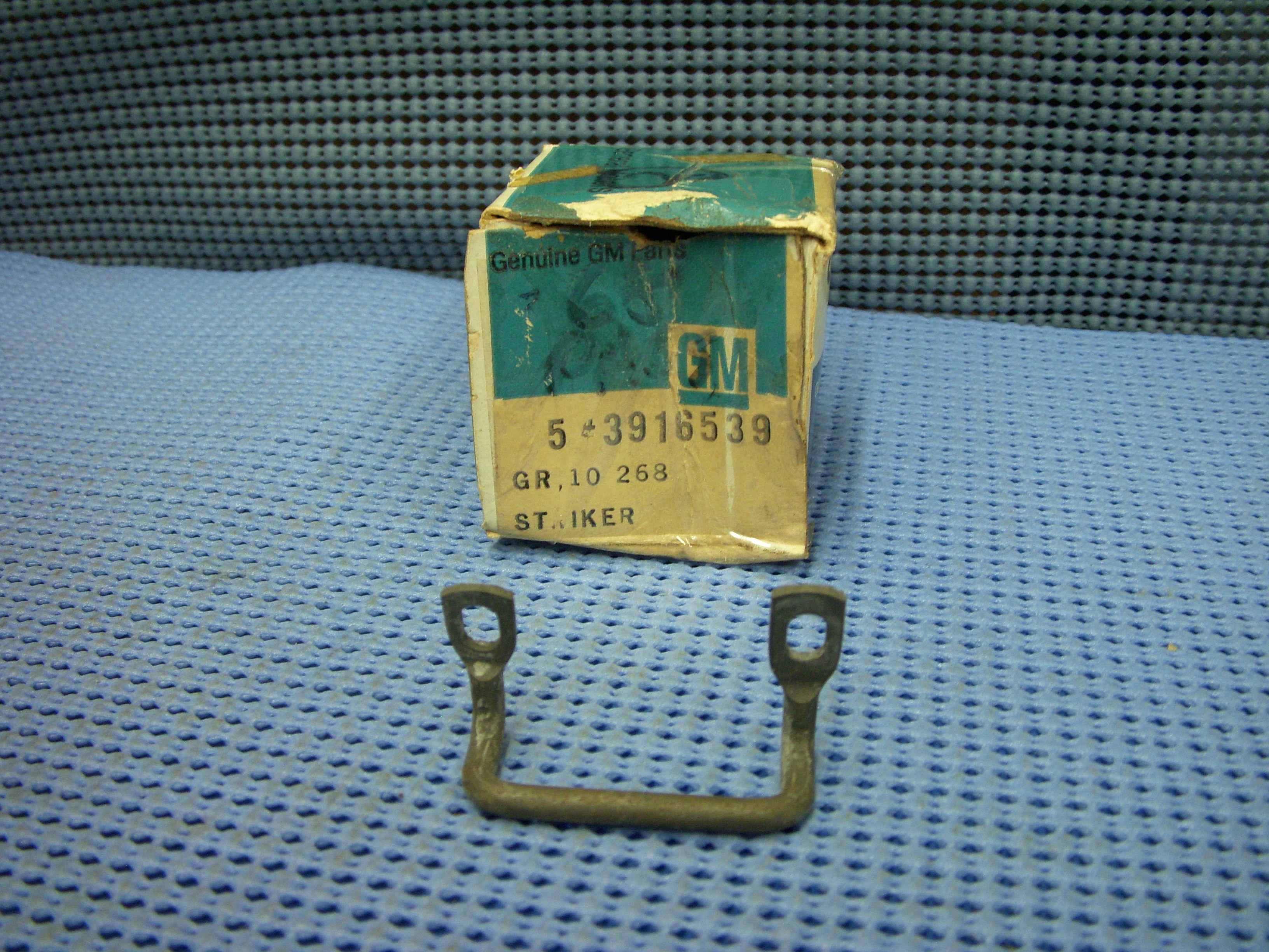 1968 Chevrolet Glove Box Lock Striker NOS # 3916539