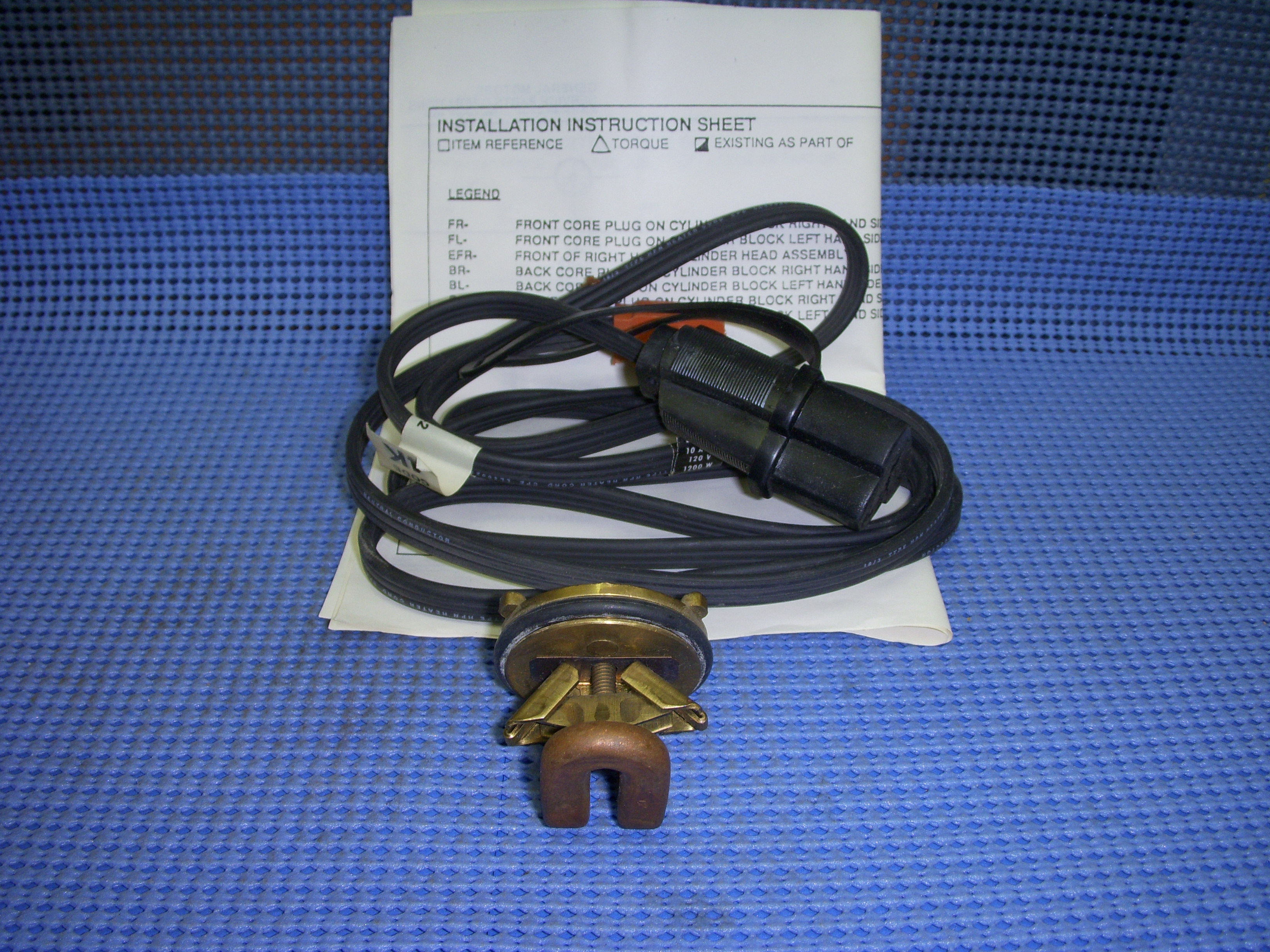 1982 - 1991 GM Engine Block Heater NOS # 12340072